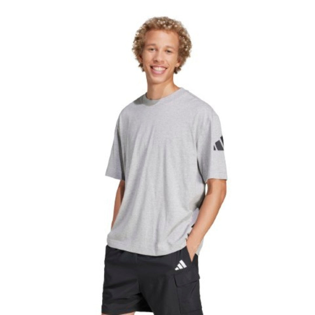 Essentials Loose Fit 3 Bar Logo T-Shirt