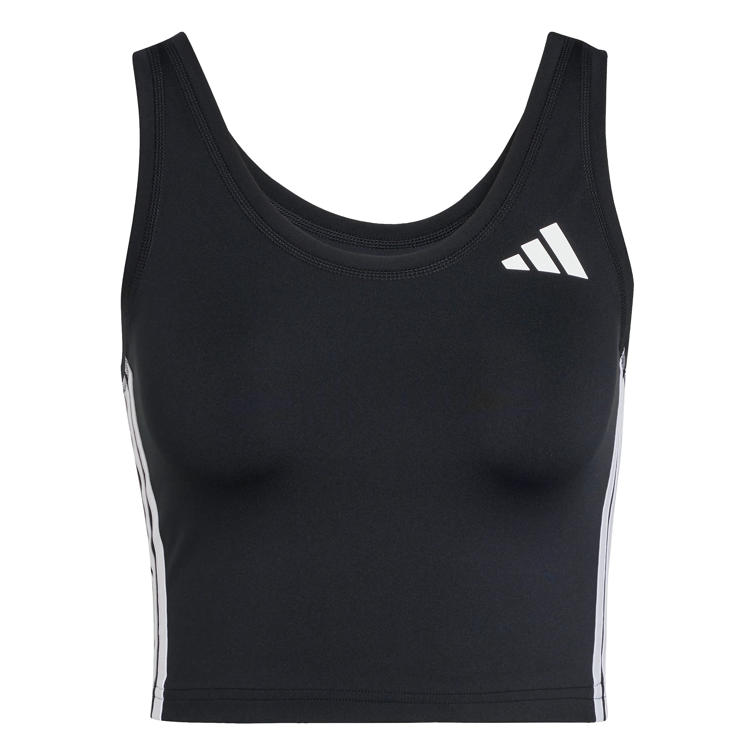 Train Essentials 3-Stripes Crop Tank Top