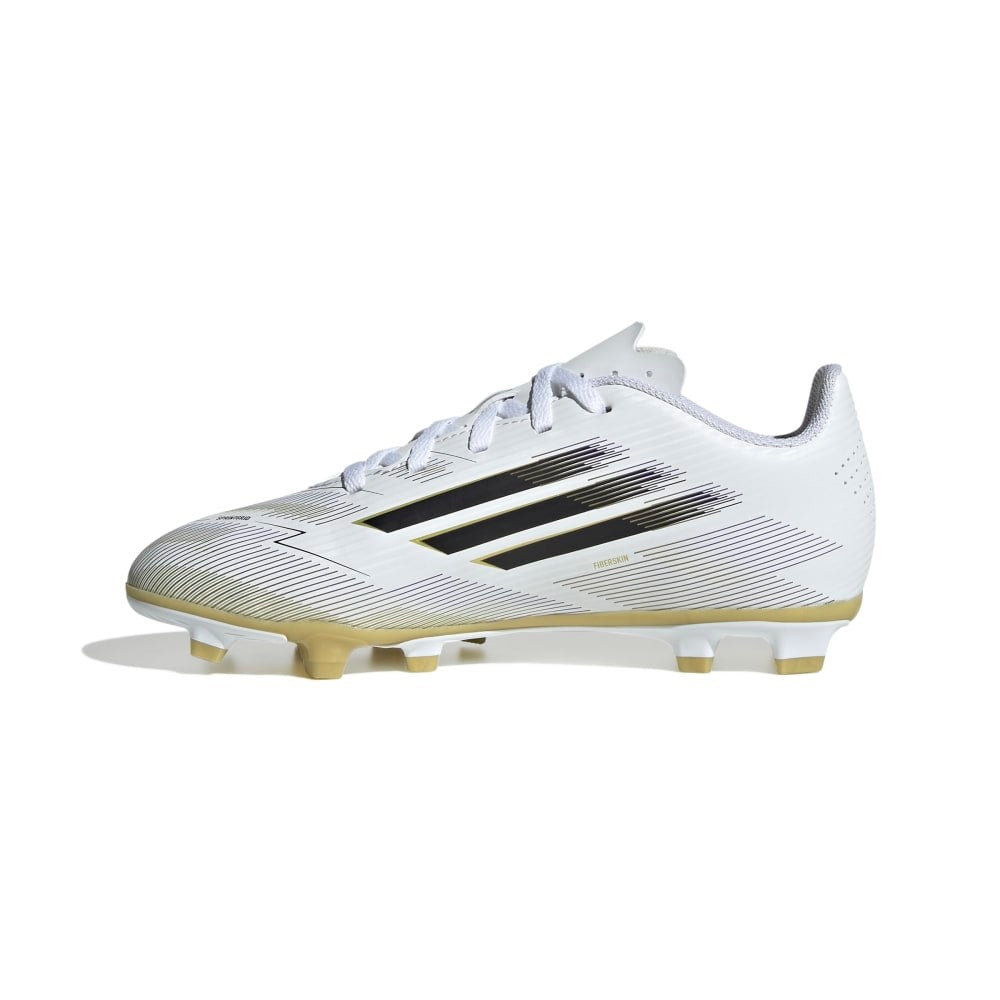 adidas f50 club firm ground / multi kids football shoes unisex white