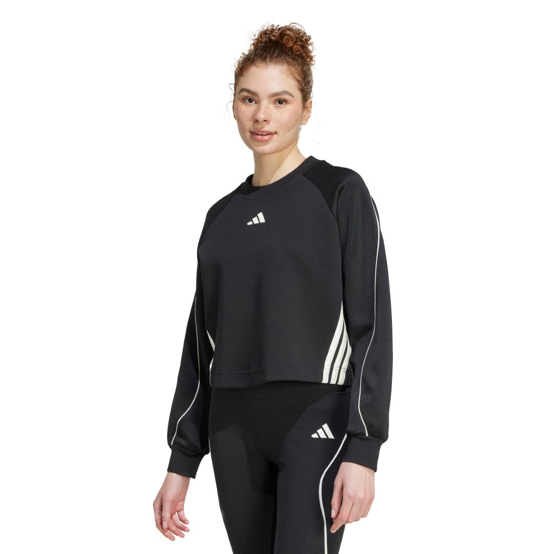 Stadium 3-Stripes Crewneck Sweatshirt
