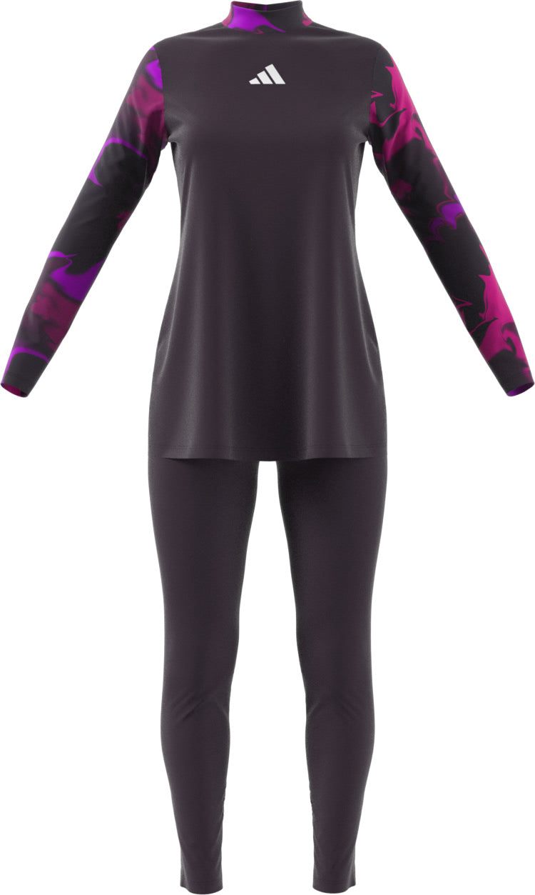 Padded Full-Cover Swimwear Set