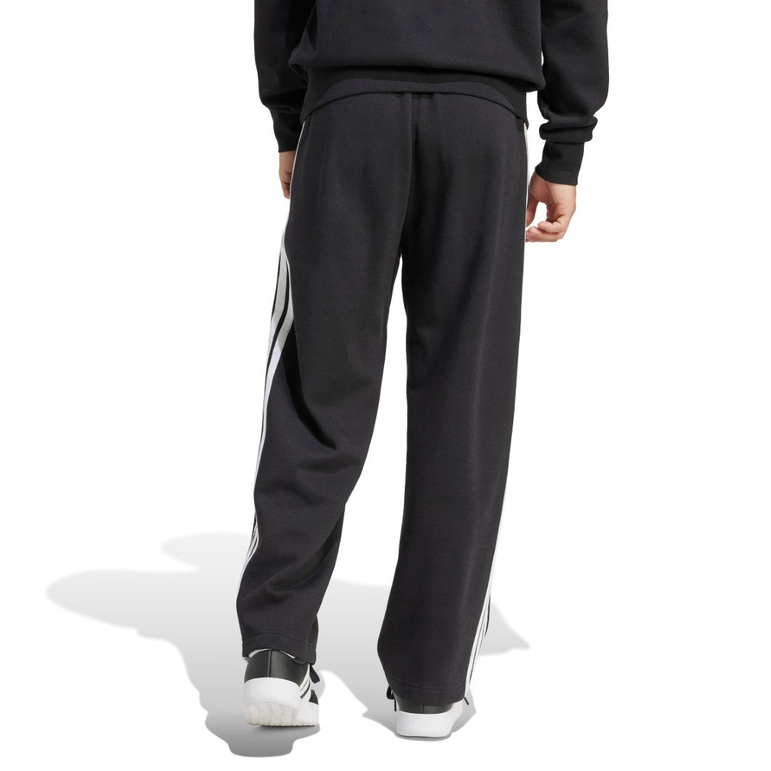 Essentials 3-Stripes Fleece Wide Leg Pant