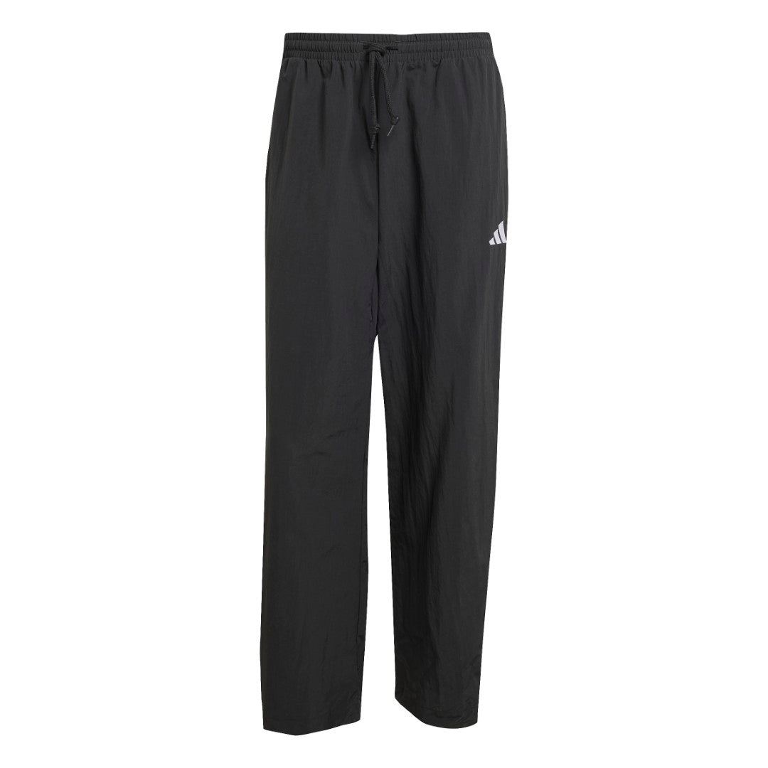 Essential Small Logo Woven Open Hem Pant