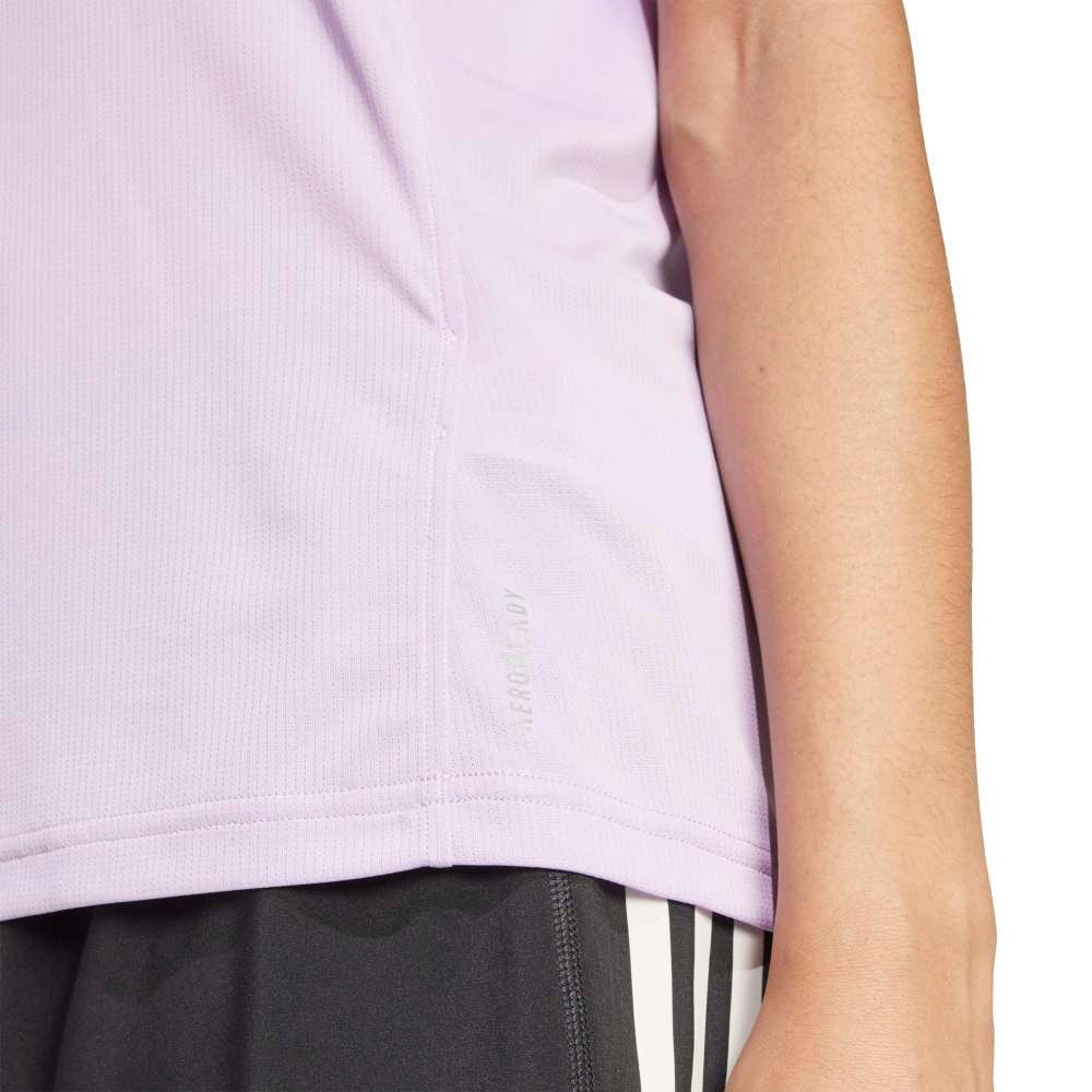 adidas run it t-shirt female purple