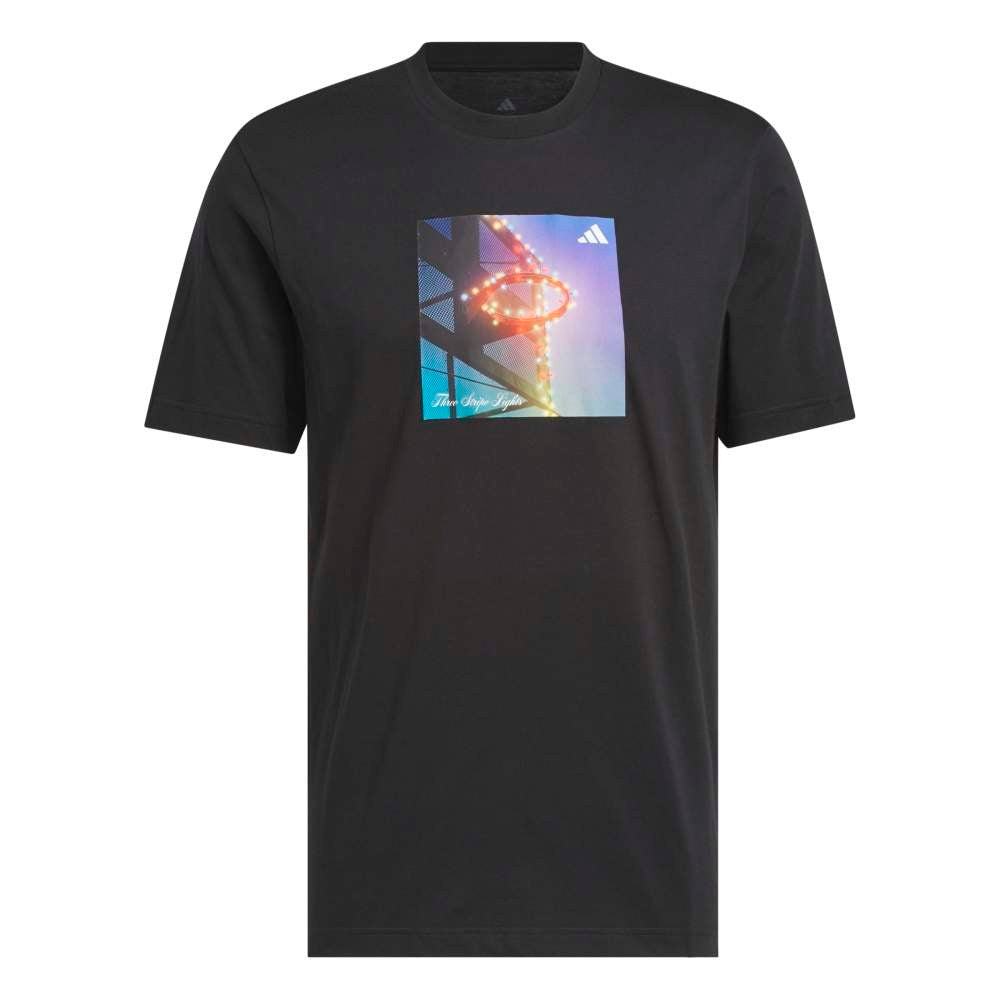 3-Stripes Lights Hoops Graphic T-Shirt