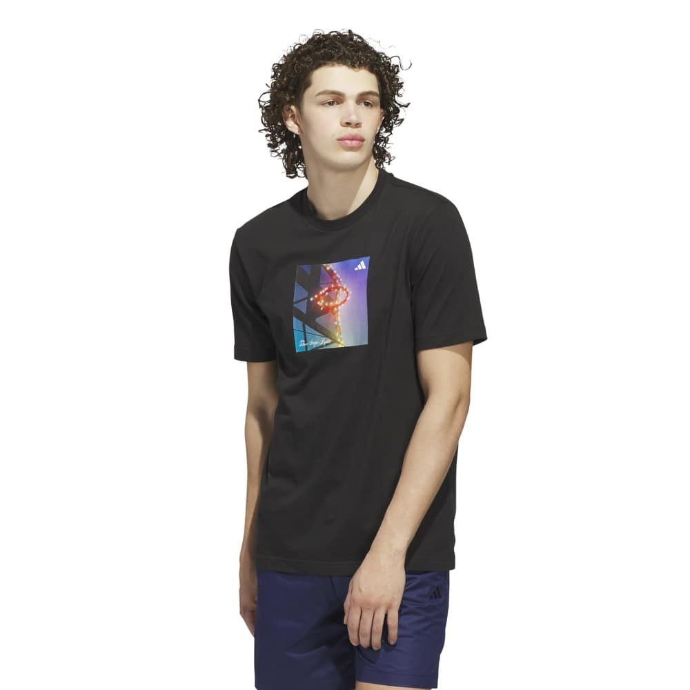 3-Stripes Lights Hoops Graphic T-Shirt