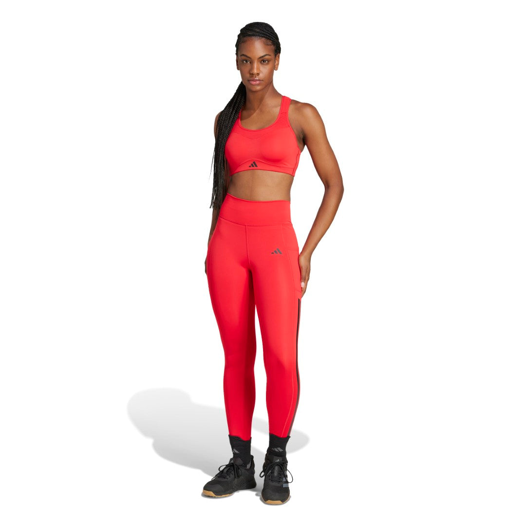 Optimé 3-Stripes Full-Length Leggings