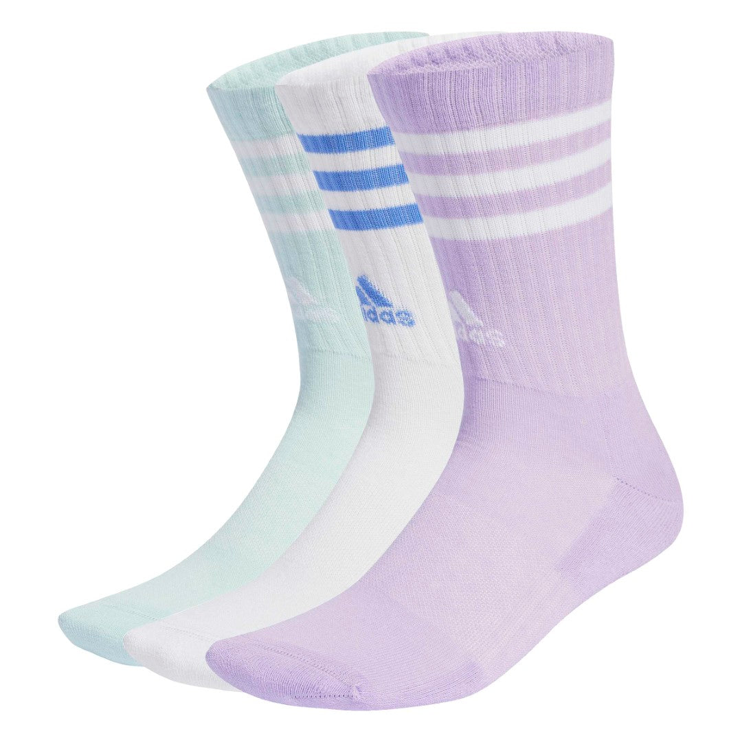 3-Stripes Cushioned Crew Socks 3 Pairs