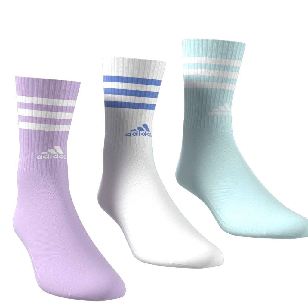 3-Stripes Cushioned Crew Socks 3 Pairs