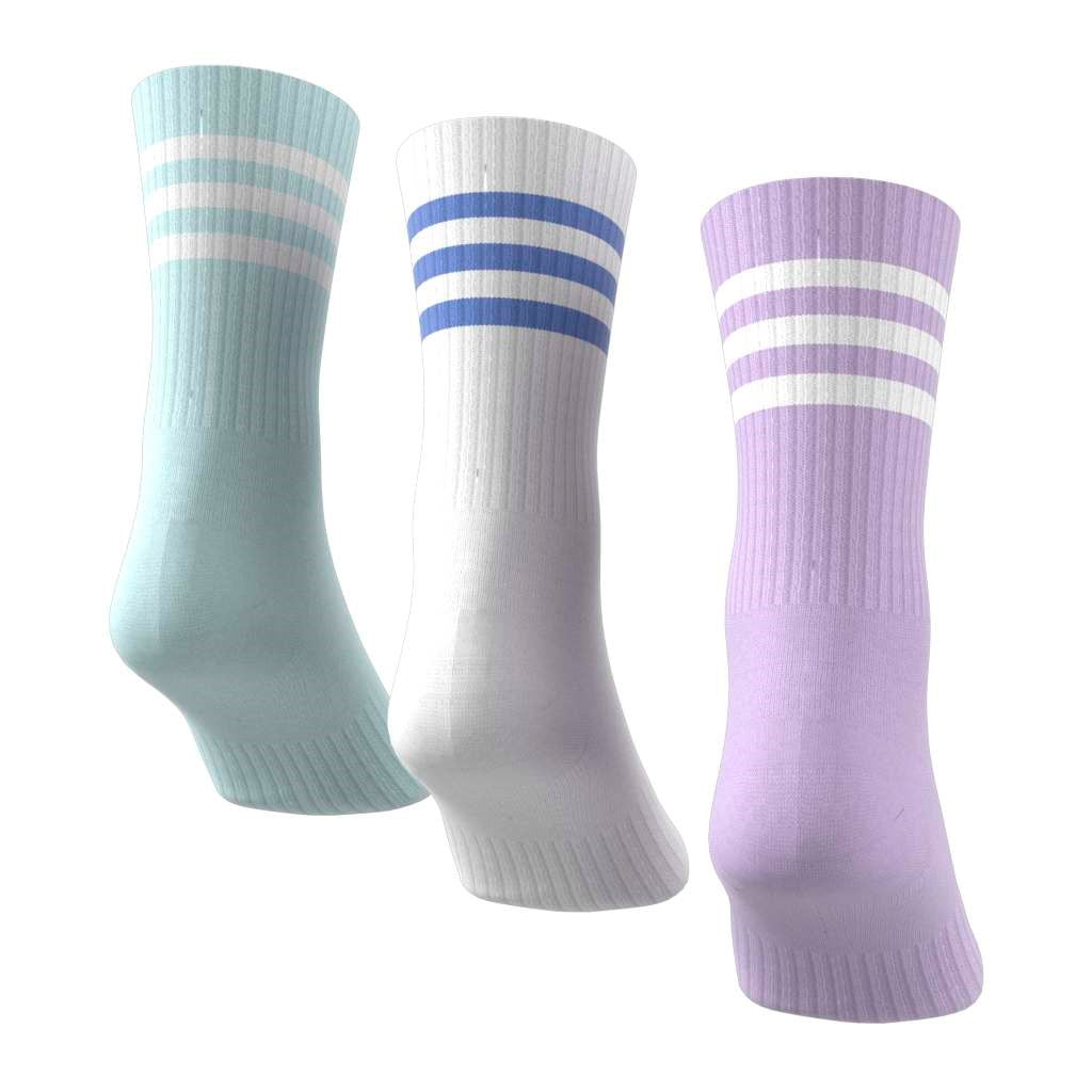 3-Stripes Cushioned Crew Socks 3 Pairs