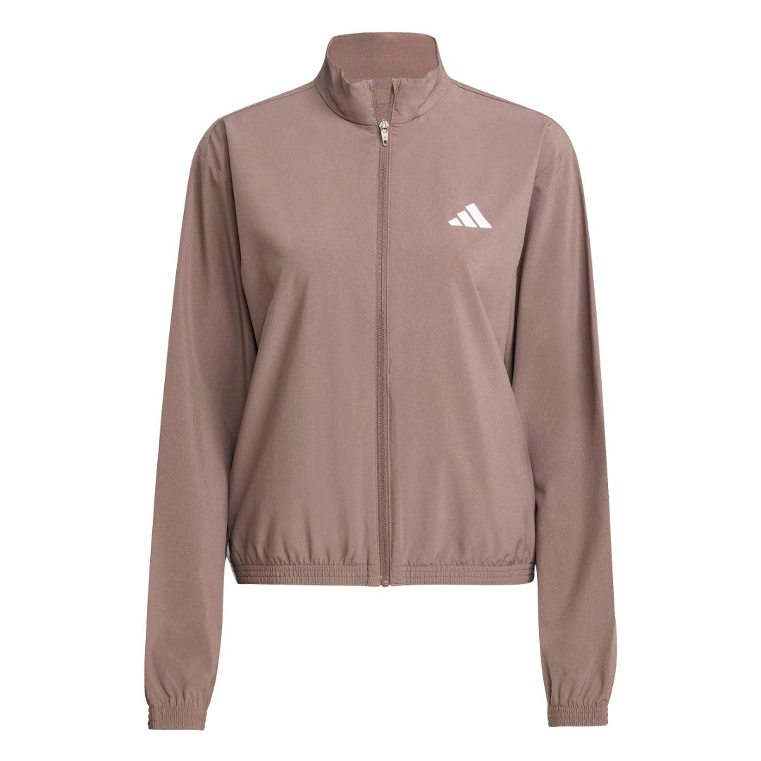 Train Essentials 3-Stripes Woven Warm-Up Jacket