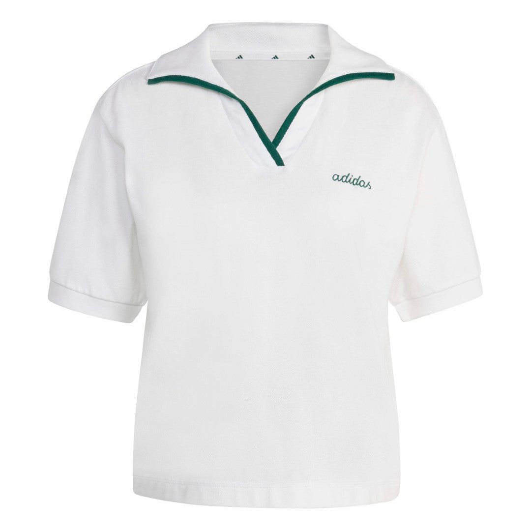 Seasonal Essentials Colorpop Polo with Embroidered Graphic