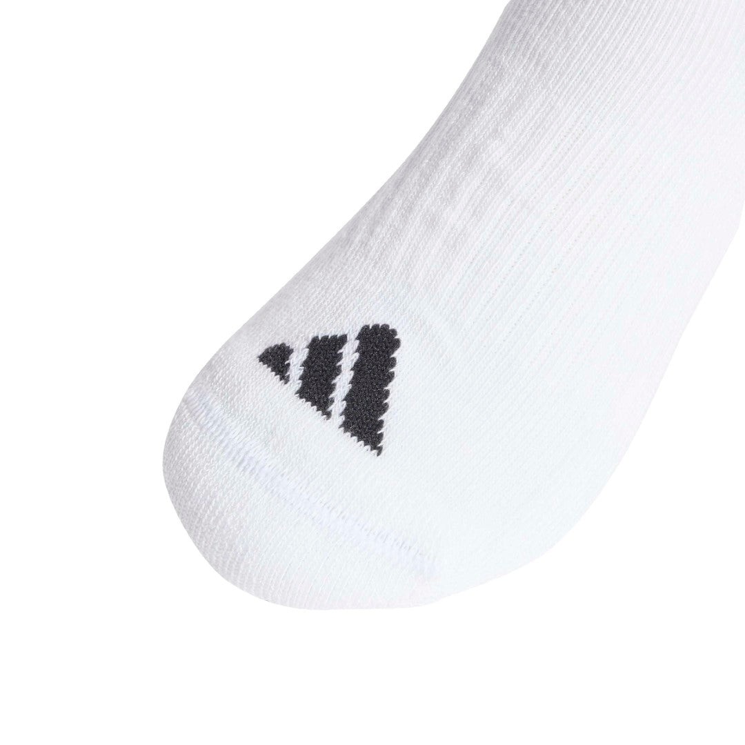 Kids 3-Stripes Cushioned Crew Socks 3 Pair Pack