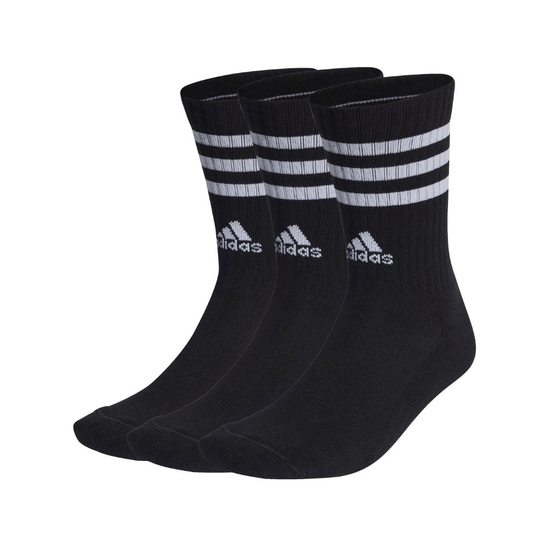 3-Stripes Cushioned Crew Socks 3 Pairs