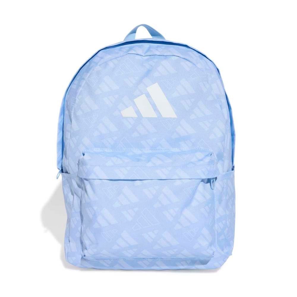 حقيبة ظهر كلاسيكية برسومات أحادية اللون