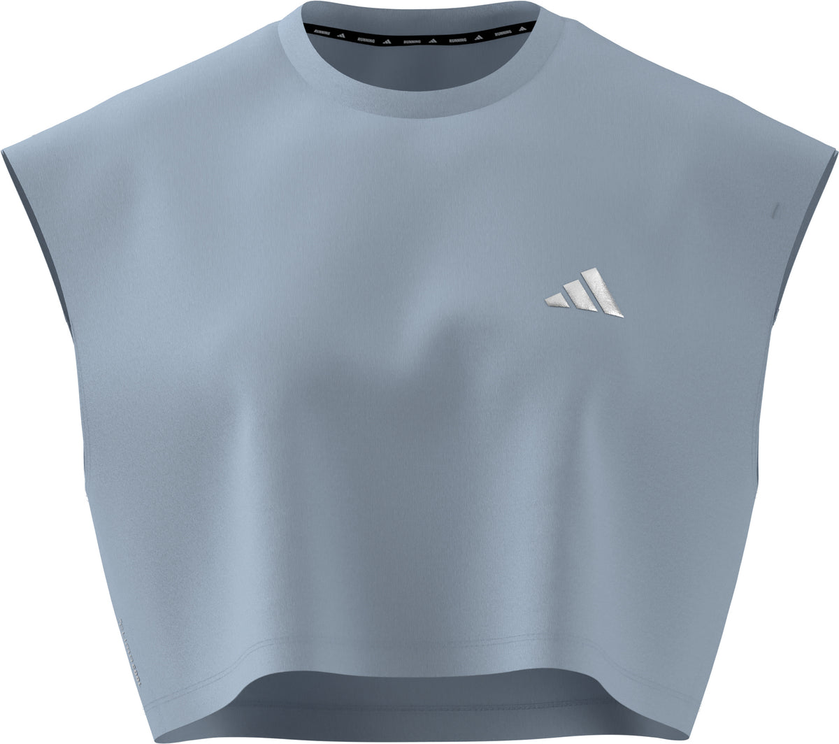 adidas Adi365 Running Essentials Crop T-Shirt - Blue - Loose Fit