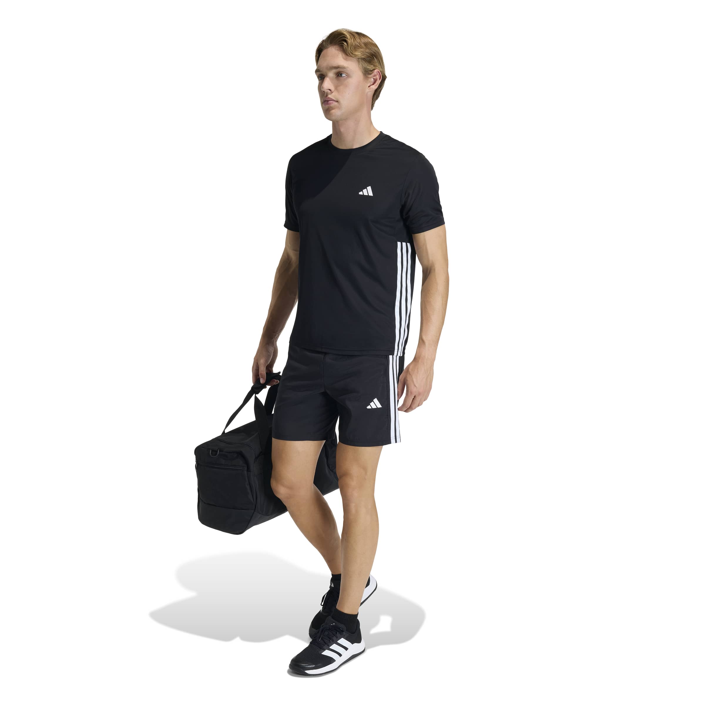 Workout Essentials Base 3-Stripes T-Shirt