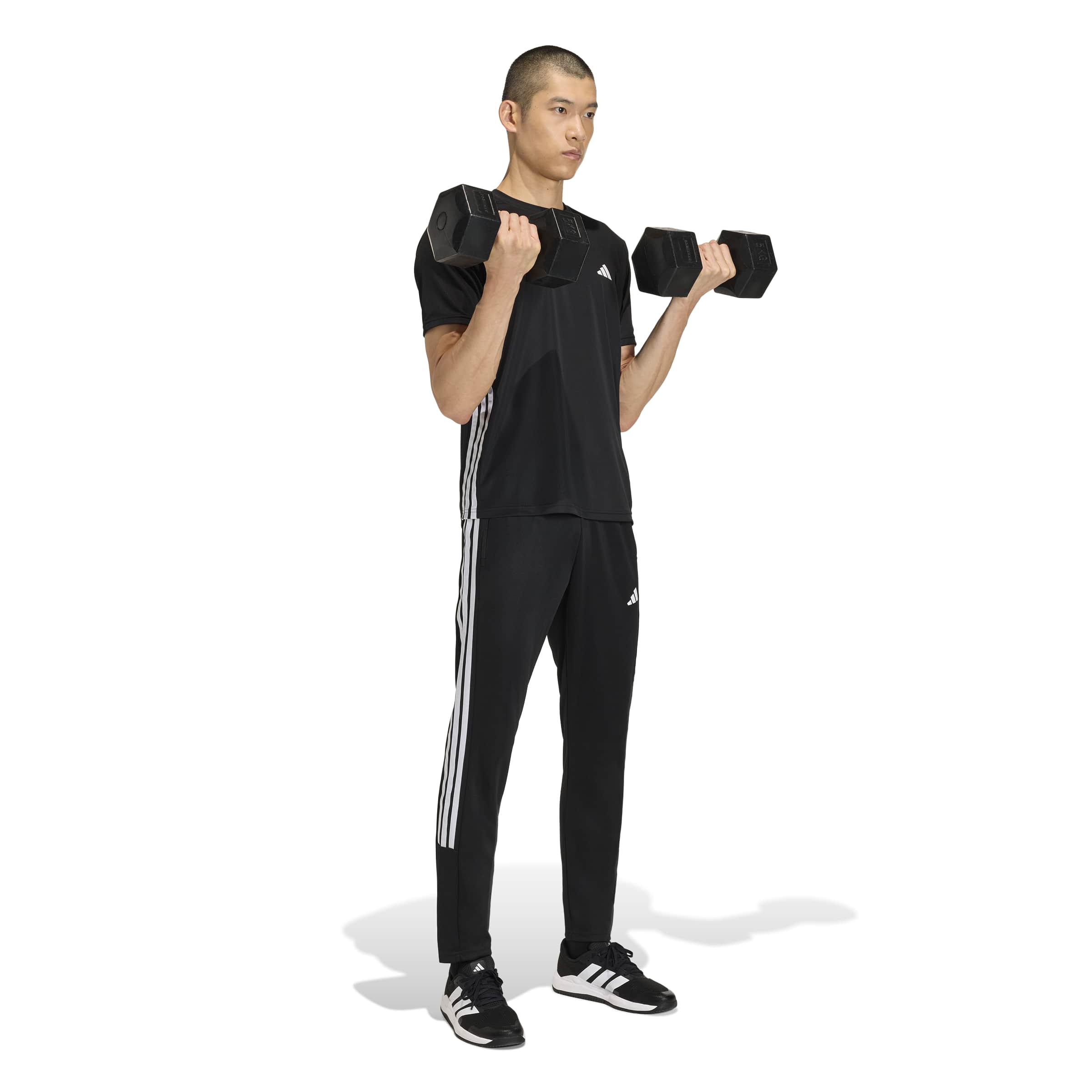 Workout Essentials All-Set 3-Stripes Knit Pants