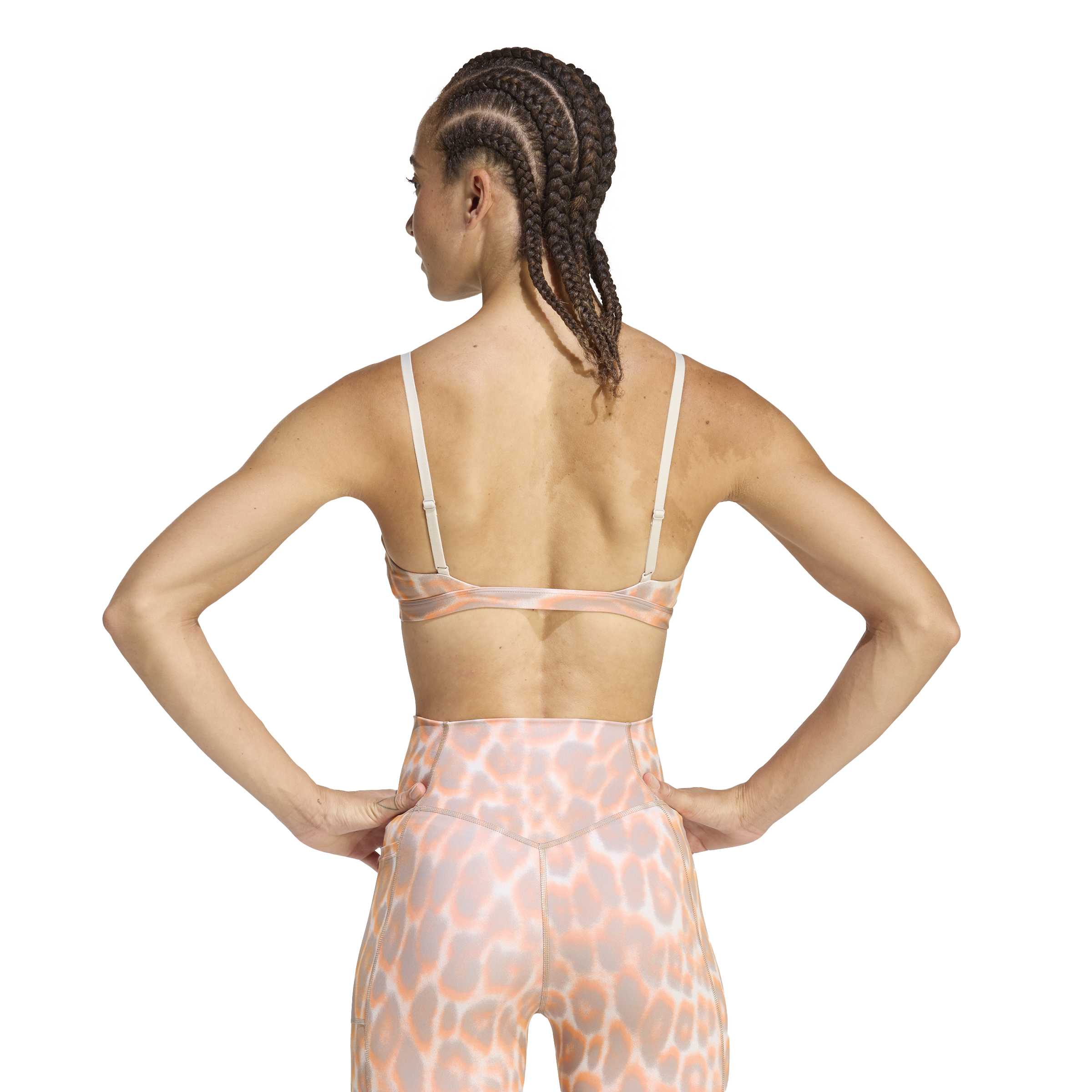 Optime Essentials Workout Leopard Light Support Bra