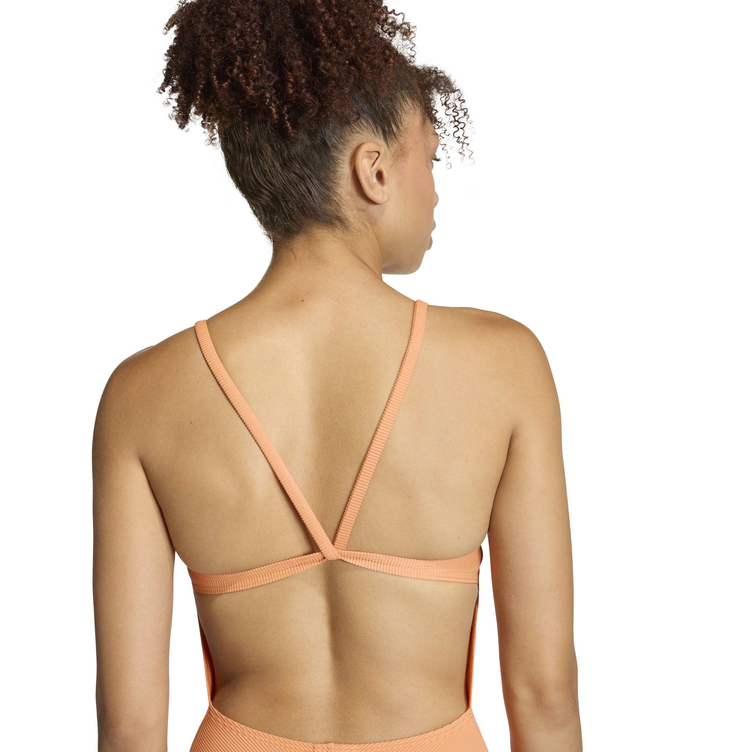 Iconisea Ribbed Padded Thin Straps Swimsuit