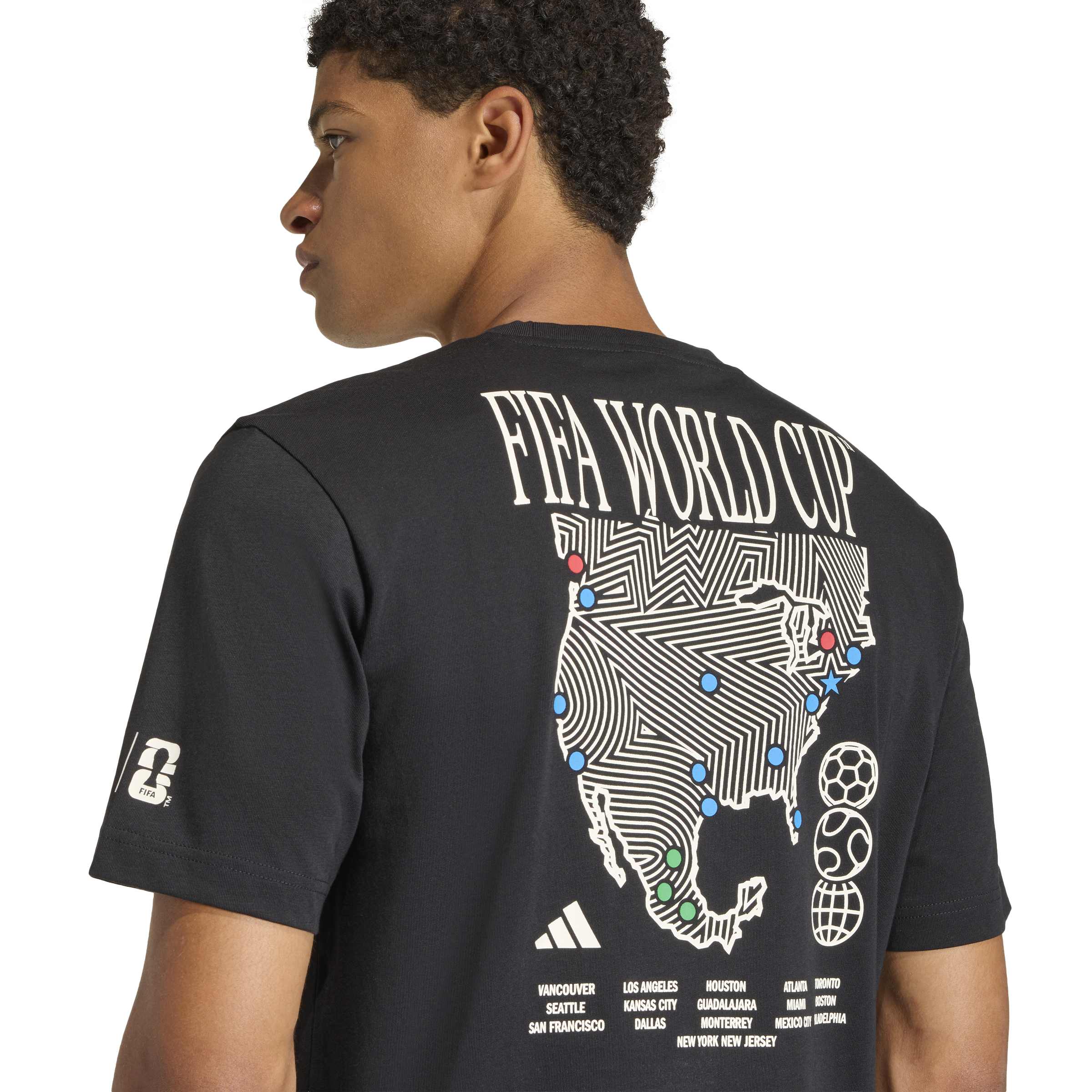 Fifa Wc Map Graphic T-Shirt