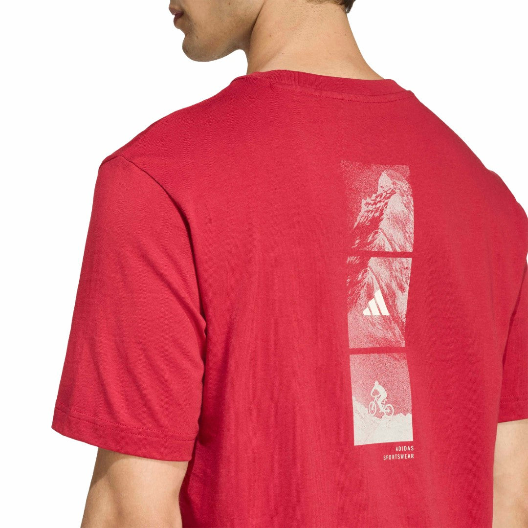 Outdoor Mountain Biking Graphic T-Shirt