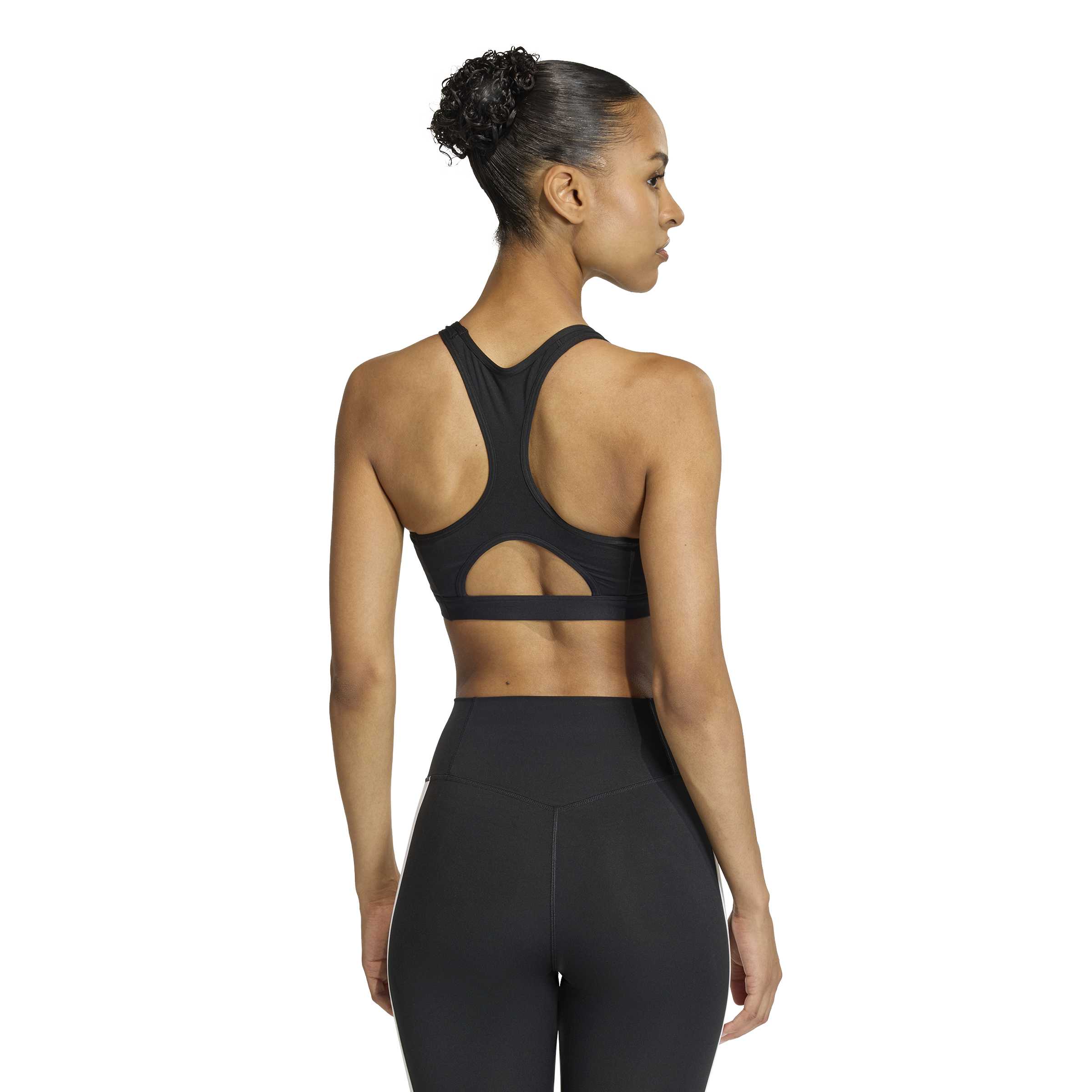 Optime Essentials Workout 3-Stripes Medium Support Bra