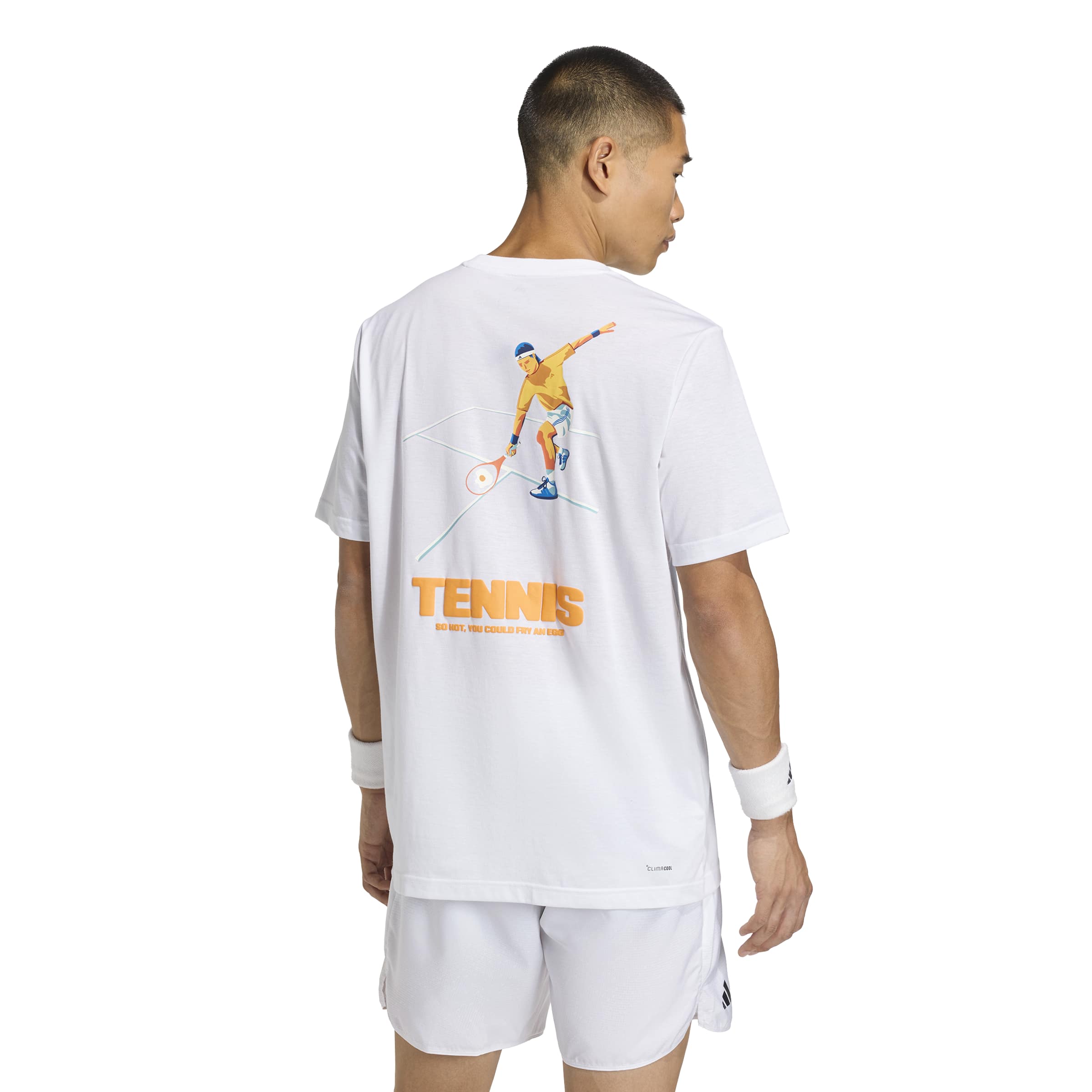 Tennis Hot Egg Graphic T-Shirt