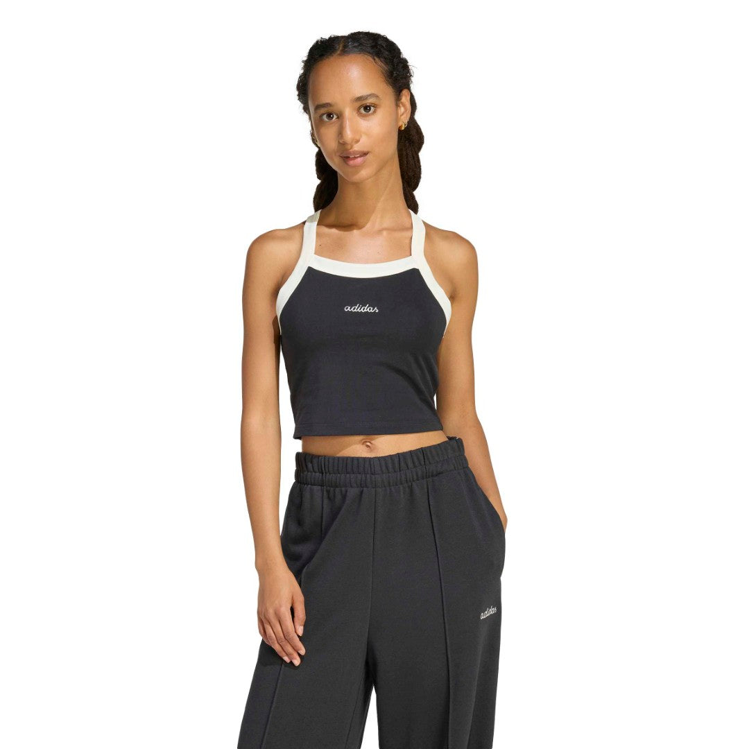 Seasonal Essentials Colorpop Tank With Embroidered Graphic Tank Top