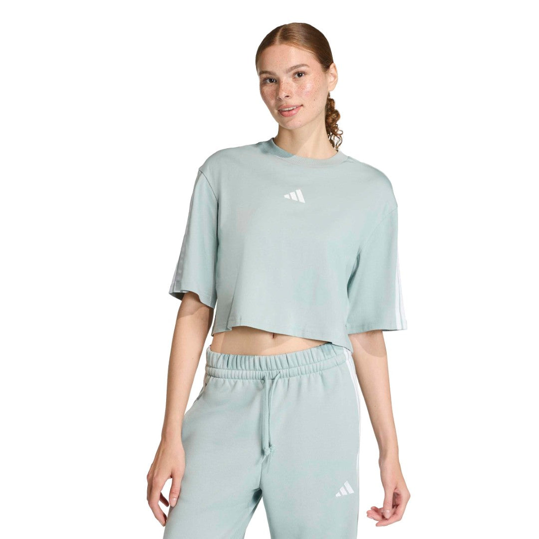 Essentials 3-Stripes Cotton Loose T-Shirt