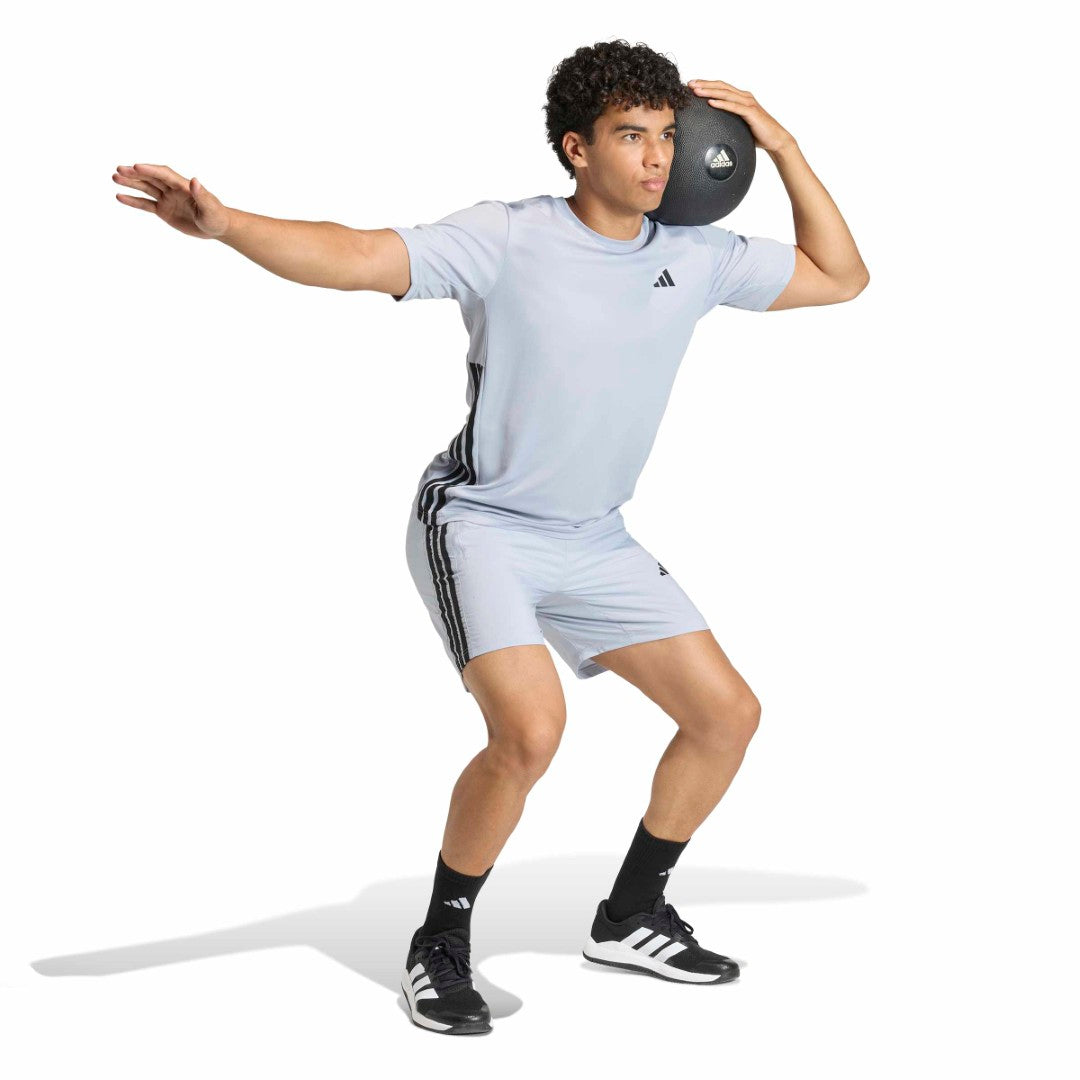 Workout Essentials Base 3 Stripes Woven Short