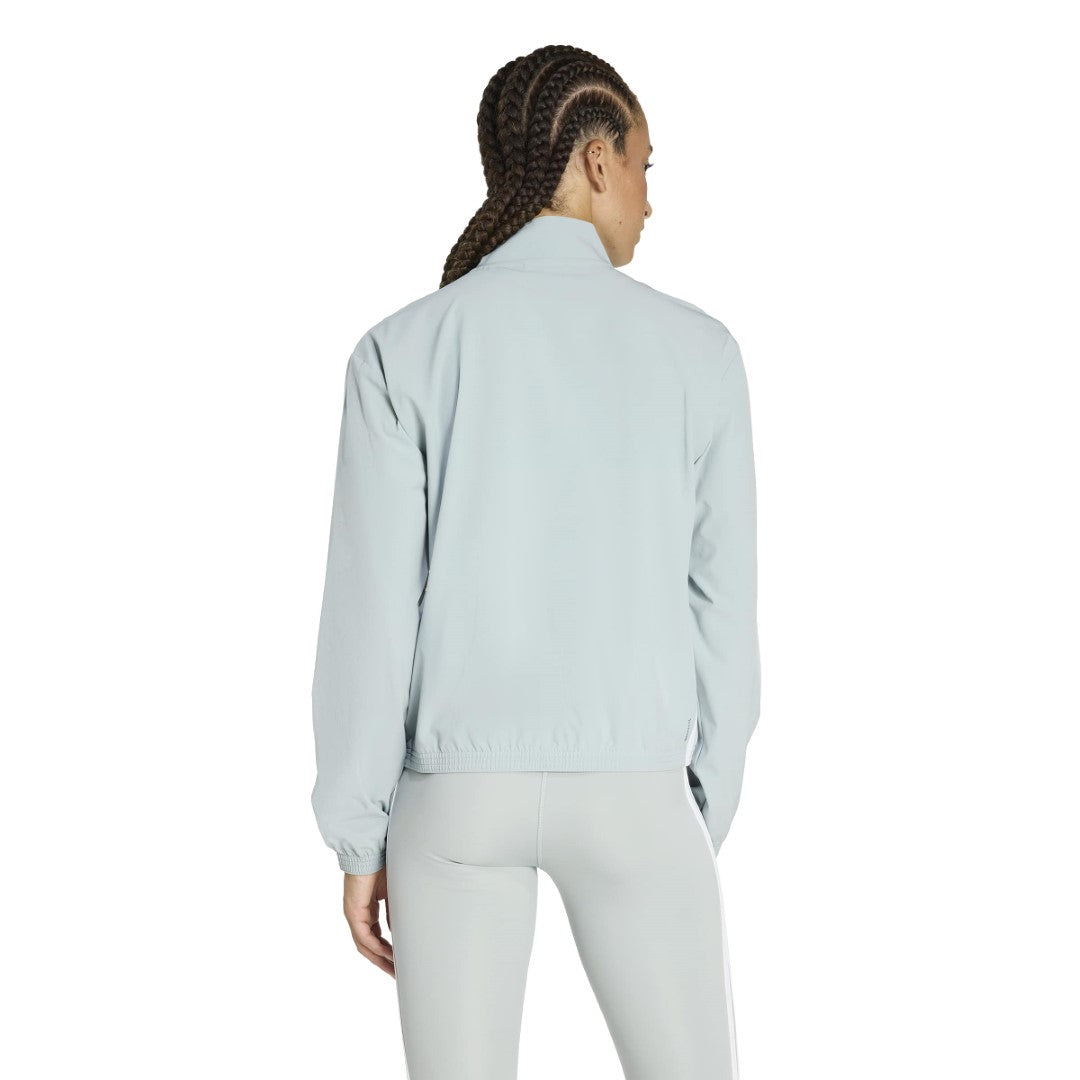 Train Essentials 3-Stripes Woven Warm-Up Jacket