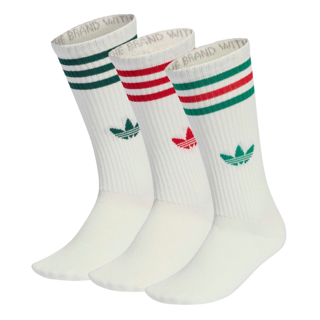 3-Stripes High Crew Socks 3 Pairs