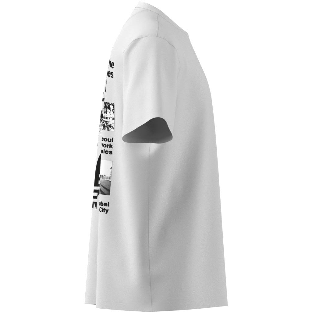 تيشيرت جرافيك سبورتس إليمنتس واسع