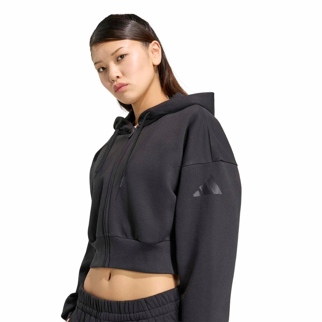 Essentials Contemporary Fleece Full Zip Hooded Jacket