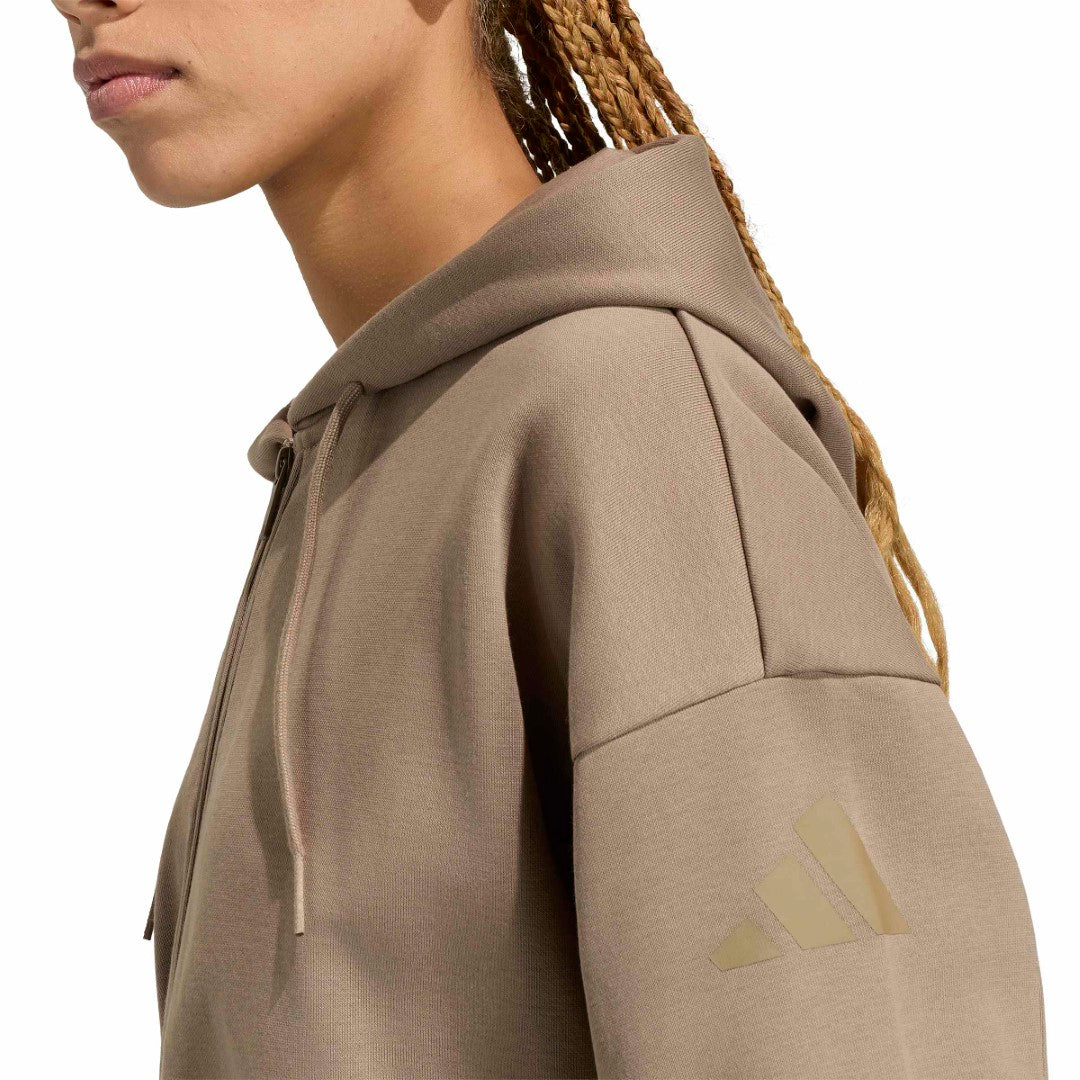 Essentials Contemporary Fleece Full Zip Hooded Jacket