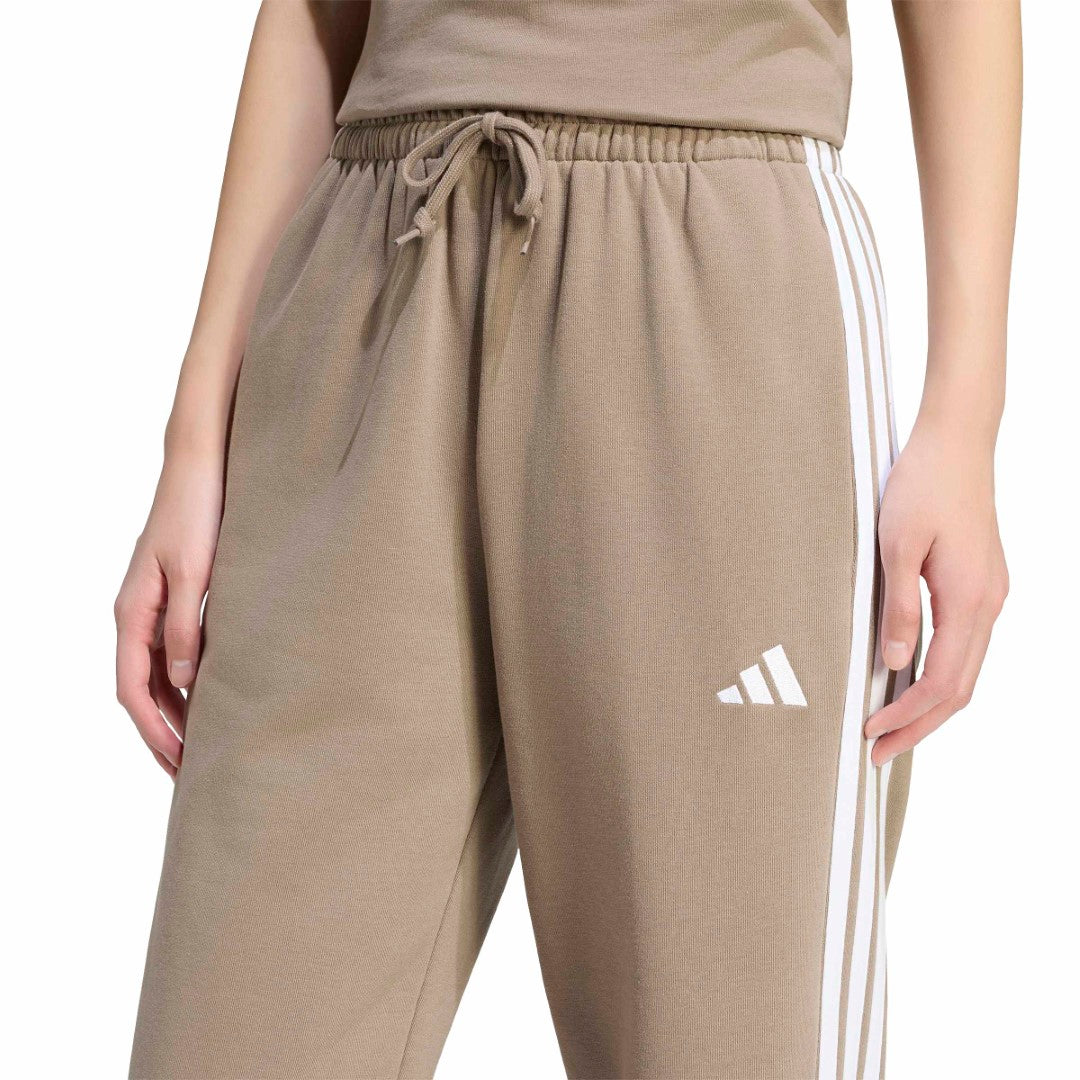 Essentials 3-Stripes Open Hem French Terry Joggers