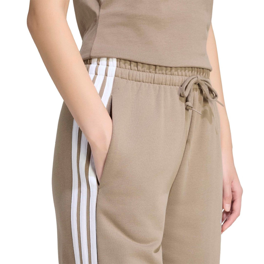 Essentials 3-Stripes Open Hem French Terry Joggers