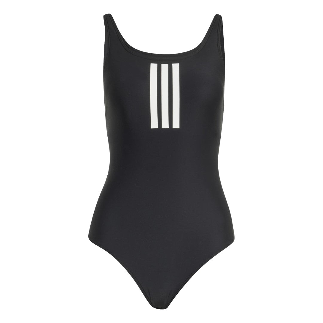 Padded 3 Stripes V-Back Swimsuit