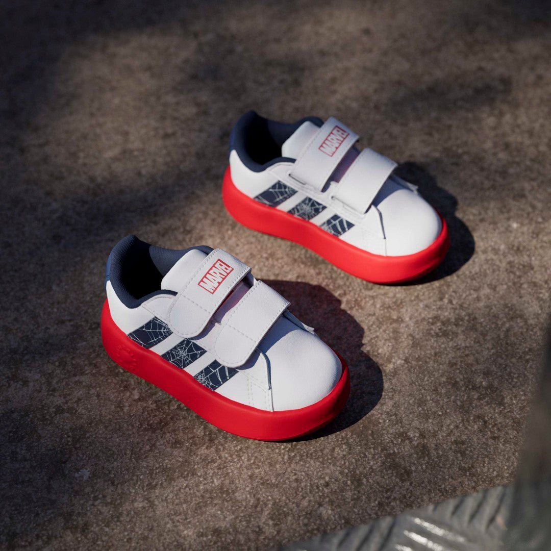 Adidas Marvel Spider-Man Grand Court Shoes