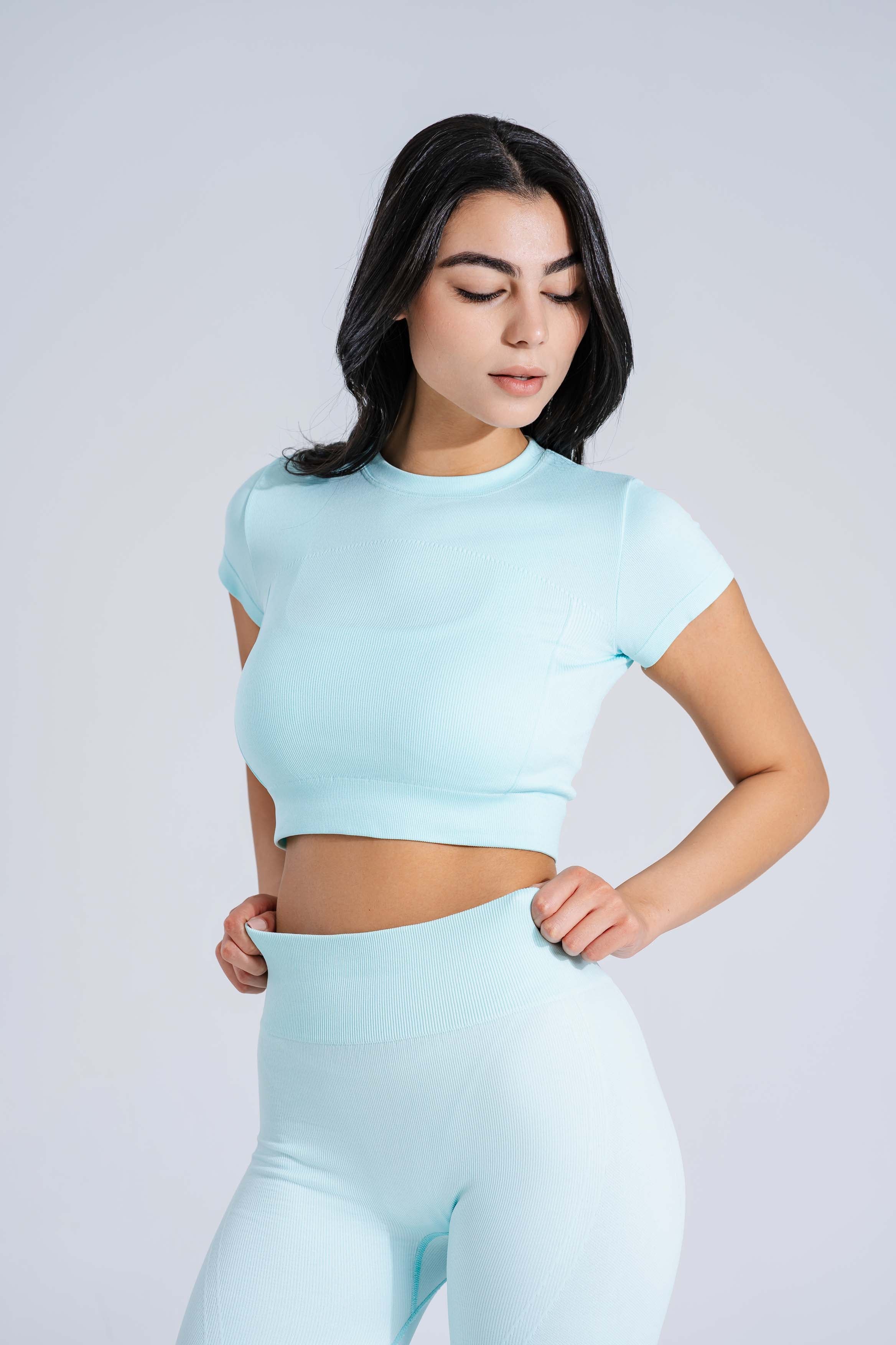 AuraFit Seamless Crop Top