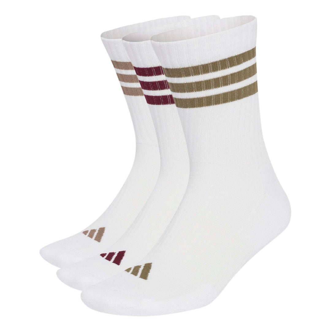 3-Stripes Cushioned Crew Socks 3 Pair Pack