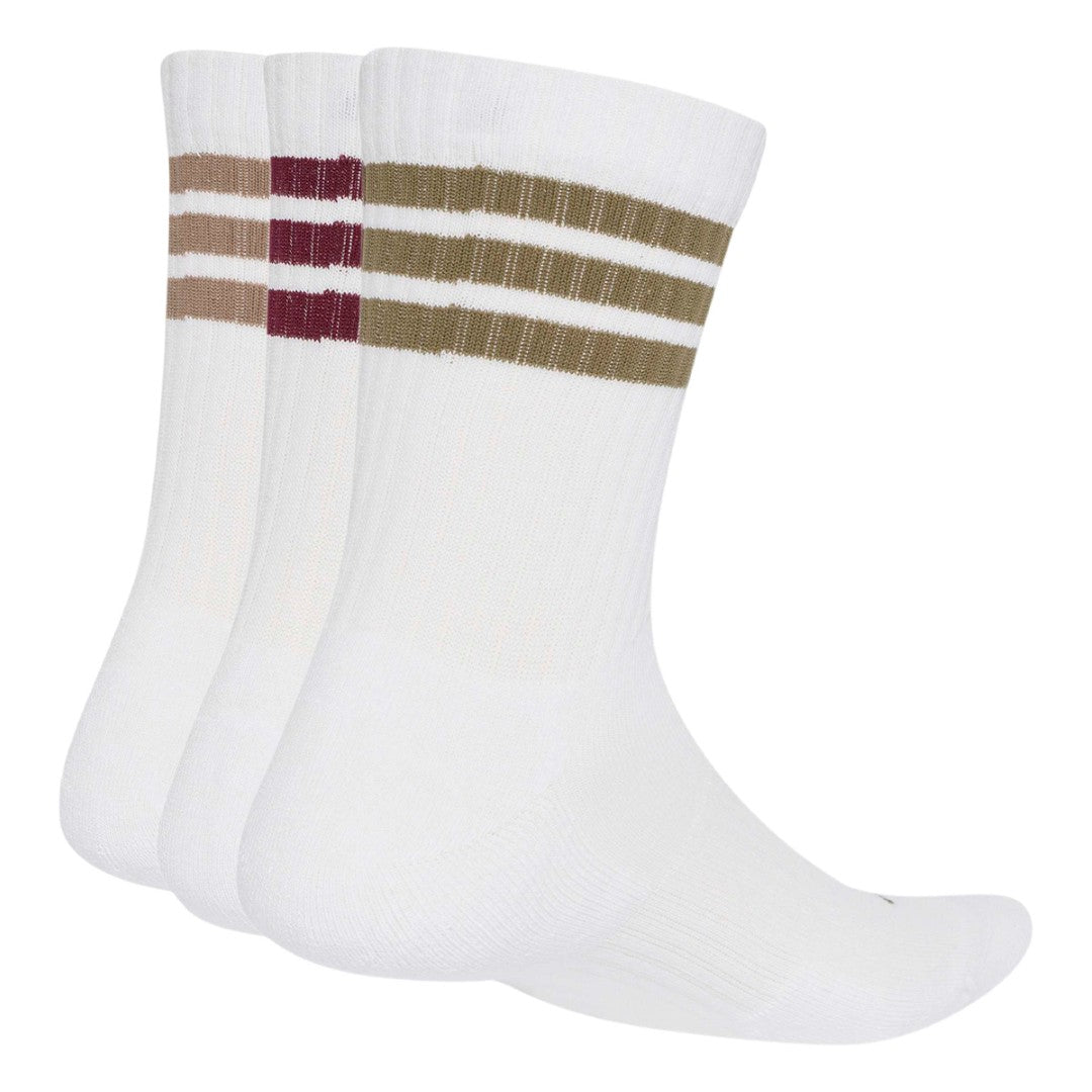 3-Stripes Cushioned Crew Socks 3 Pair Pack