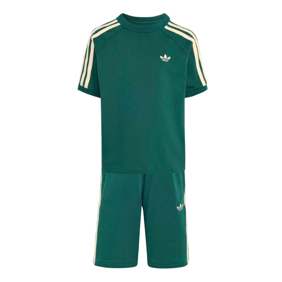 3 Stripe Short Tee Set
