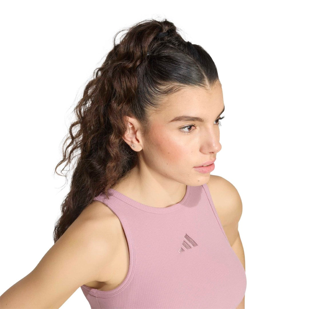 Adidas Kit Small Logo Rib Tank Top