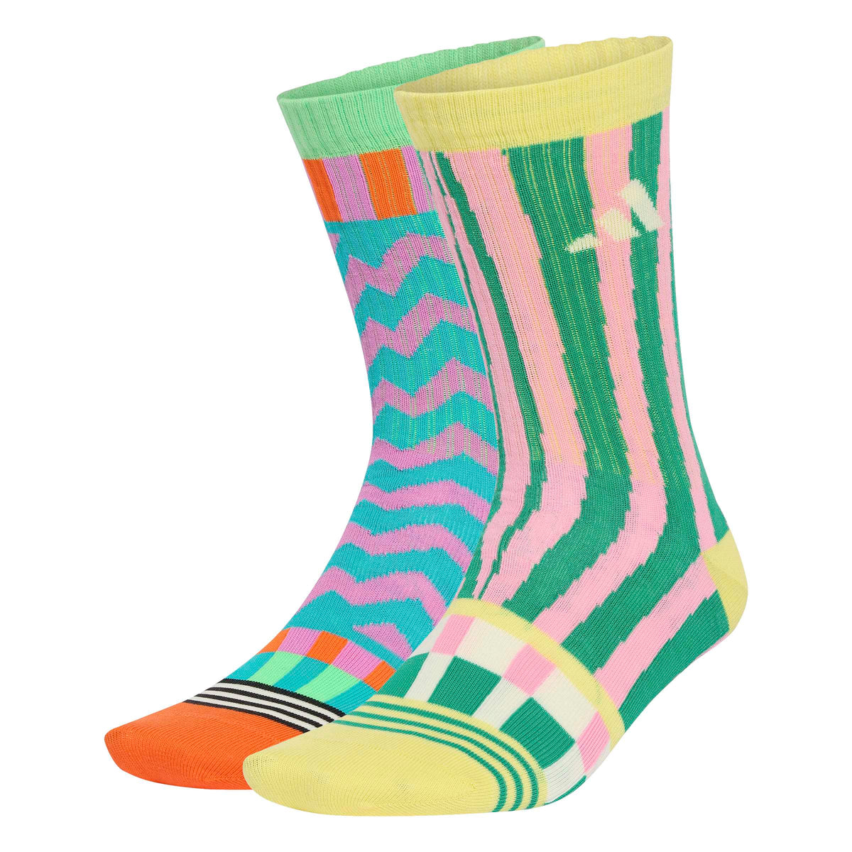 Adidas In Your Shoes Graphic Sock 2 Pair Pack