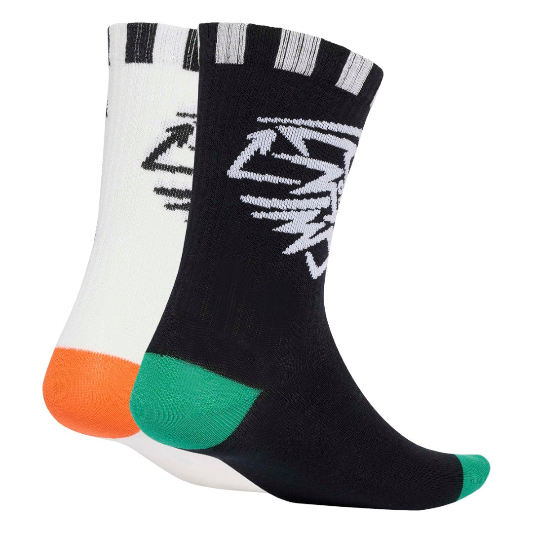 Adidas In Your Shoes Graphic Sock 2 Pair Pack