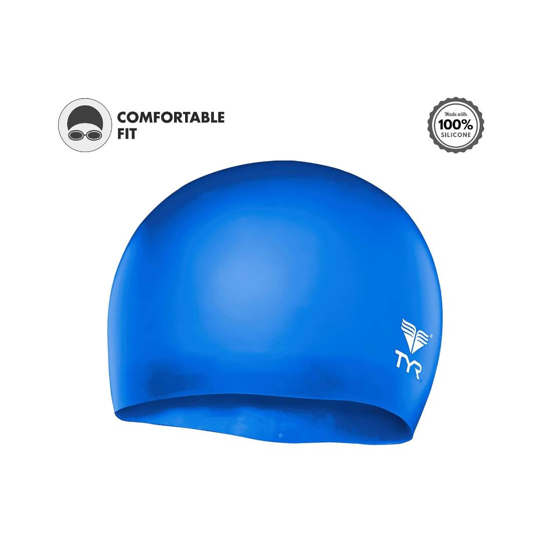 Silicone Wrinkle-Free Swim Cap