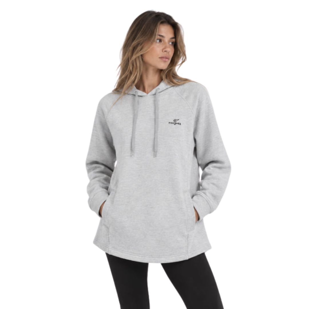 Melton Fleece Hoodie Top