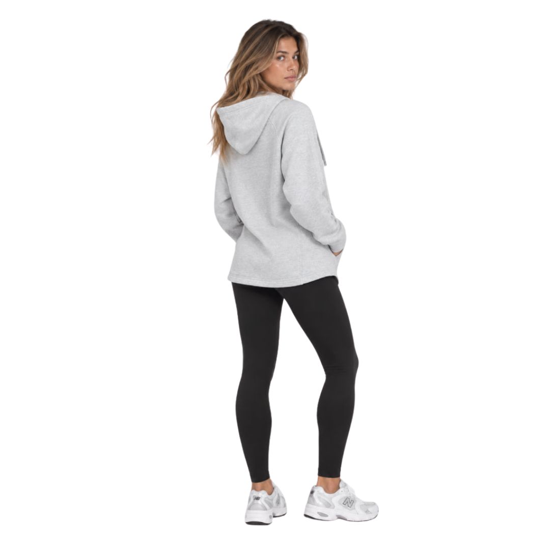Melton Fleece Hoodie Top